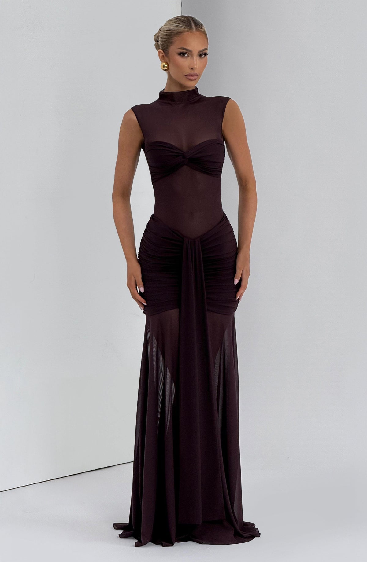 Flourenne Adina Rose Top in Plum