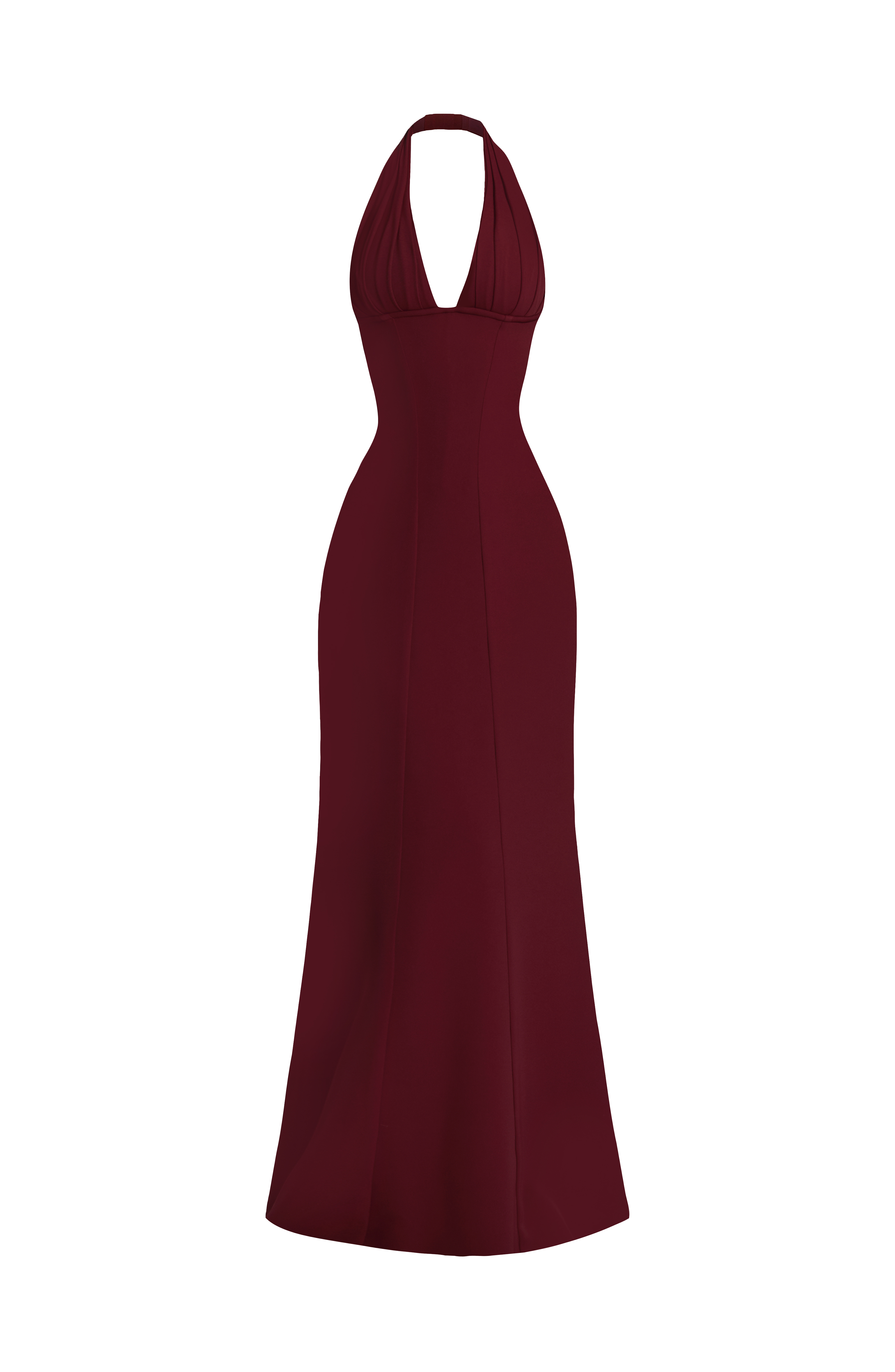 Flourenne Adorabelle Maxi Dress in Cherry Lacquer