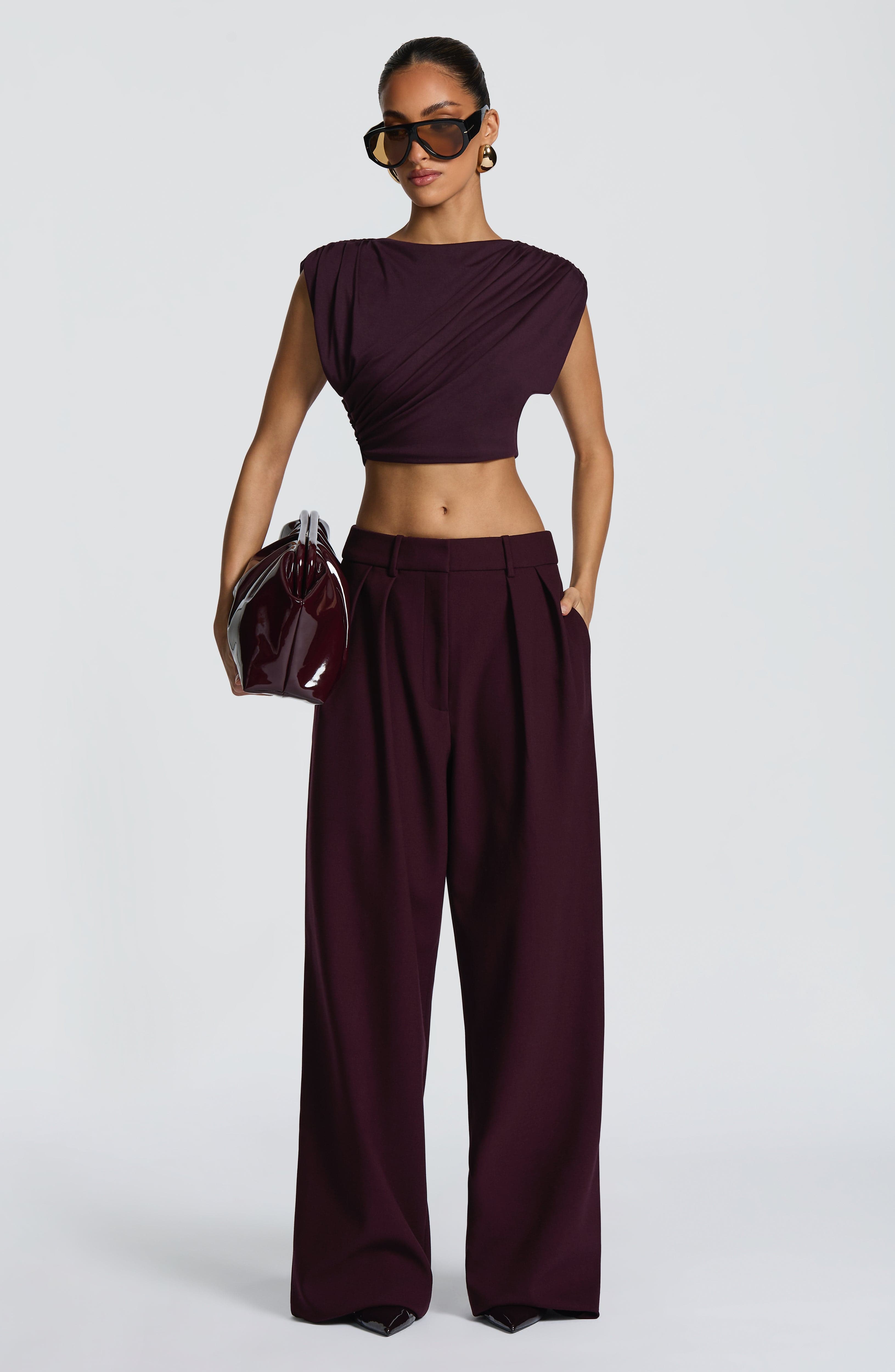 Flourenne Amora Top in Plum