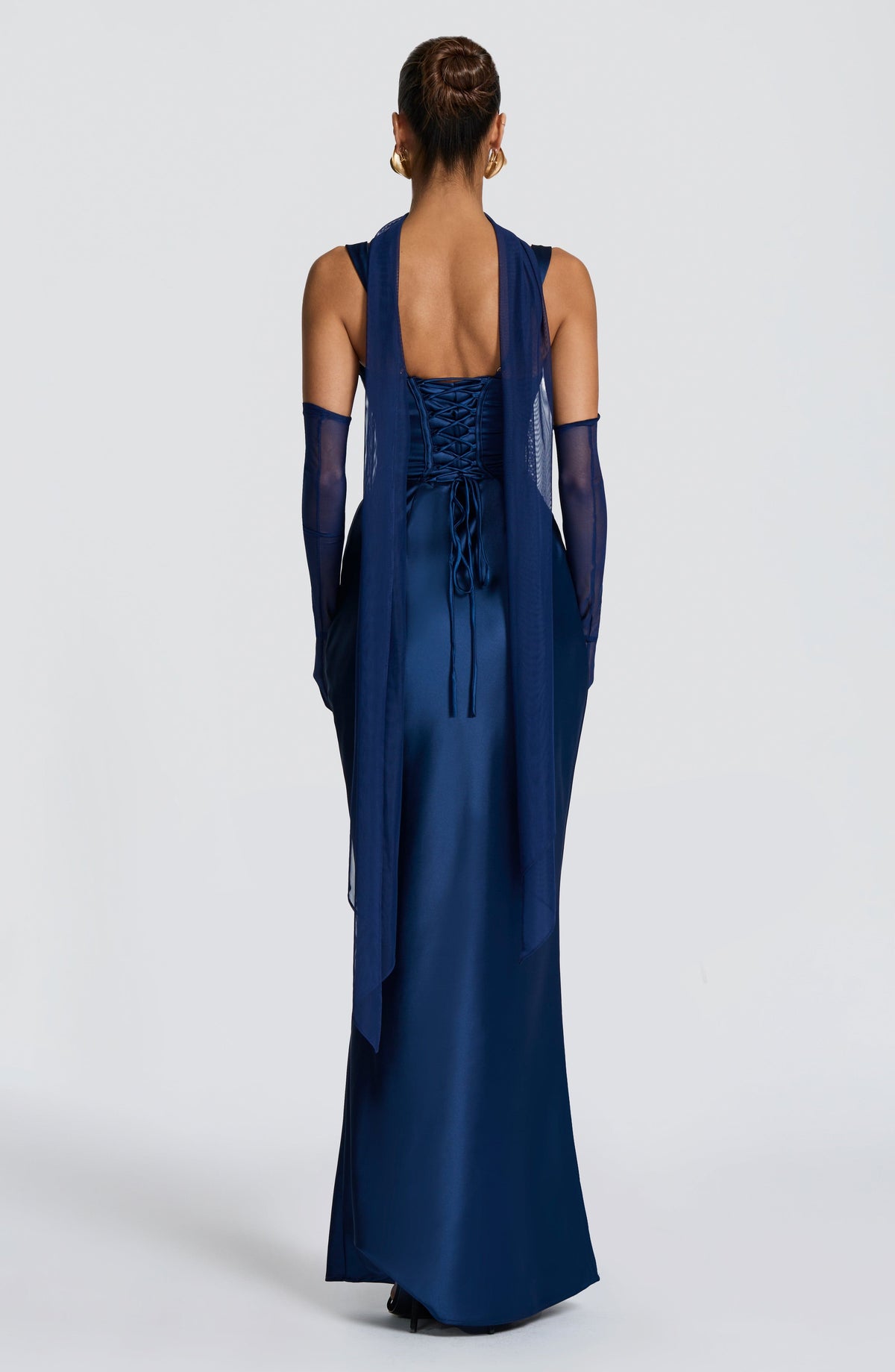 Flourenne Aylah Scarf in Navy