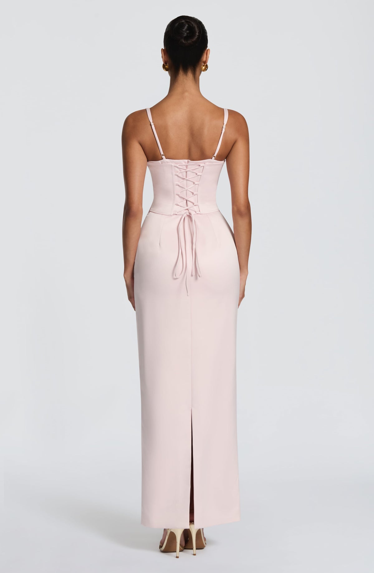 Flourenne Benedetta Maxi Dress in Blush