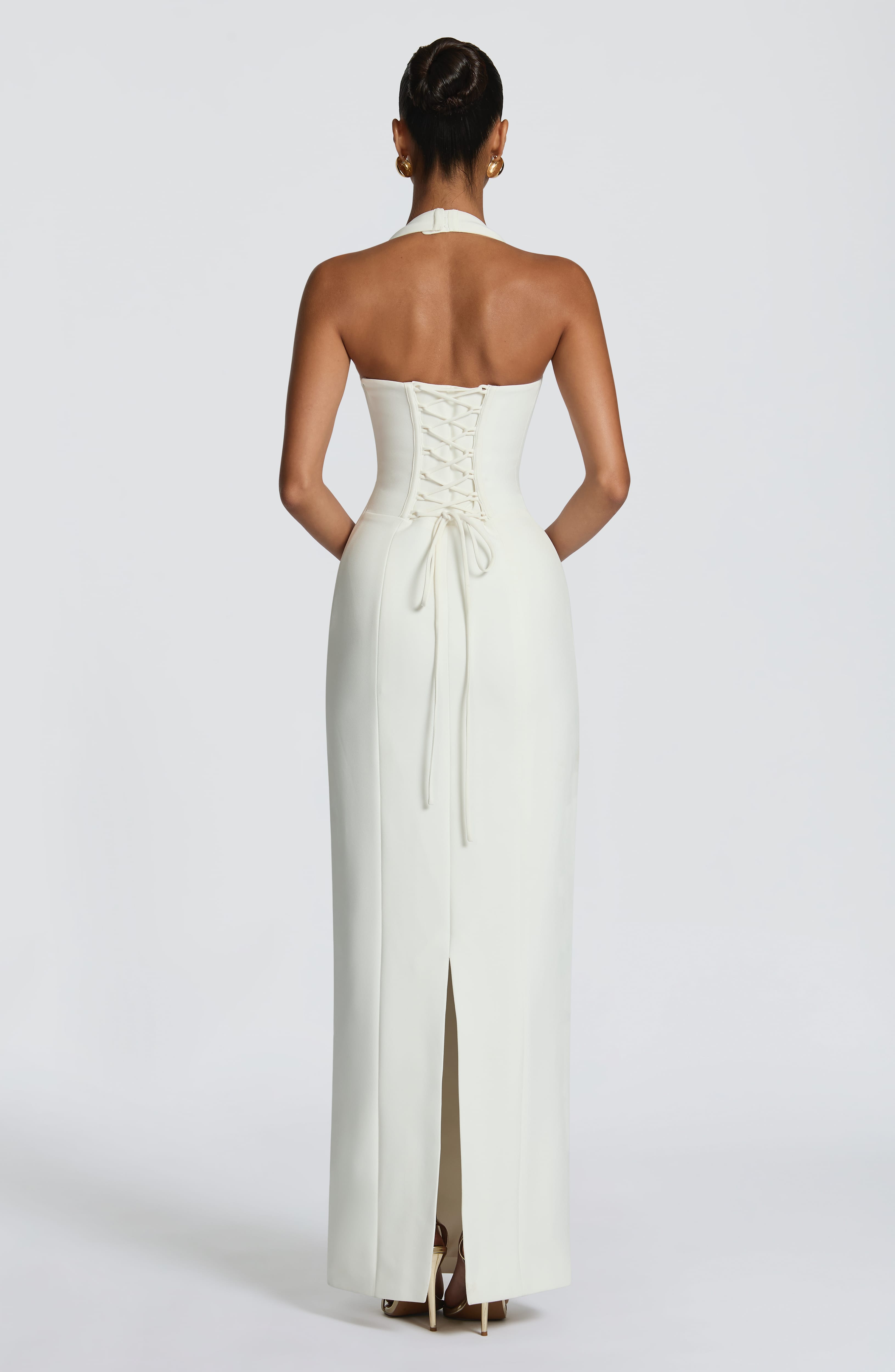 Flourenne Charlotta Maxi Dress in Ivory
