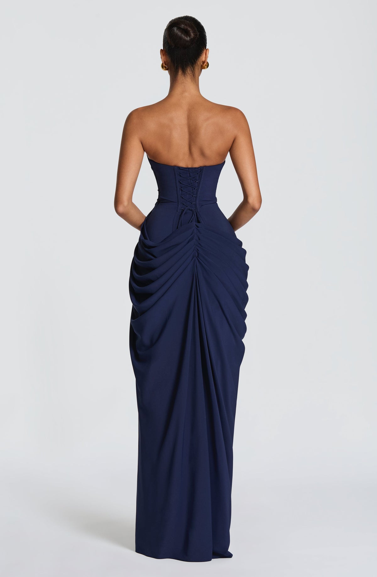 Flourenne Cyrena Maxi Dress in Navy