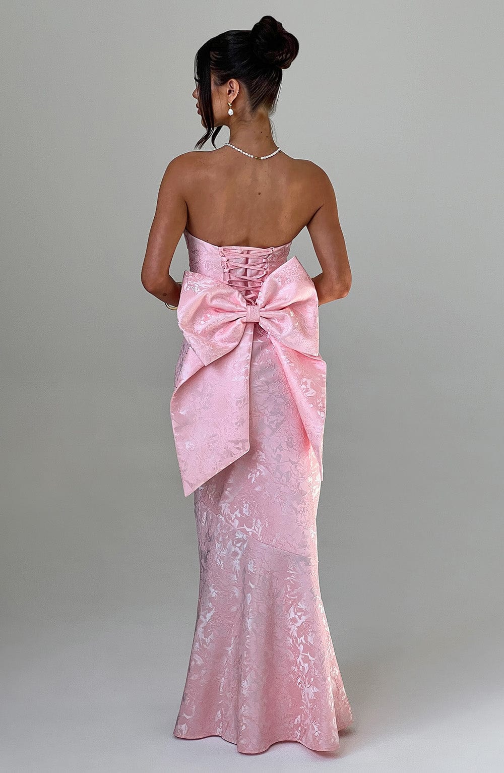Flourenne Felisia Maxi Dress in Blush