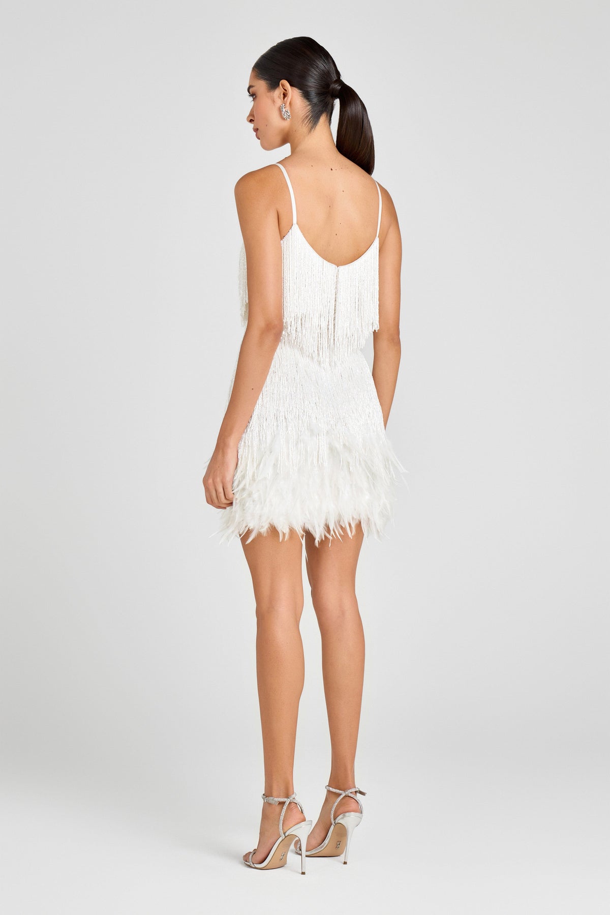 Flourenne Lotelle Mini Dress in White