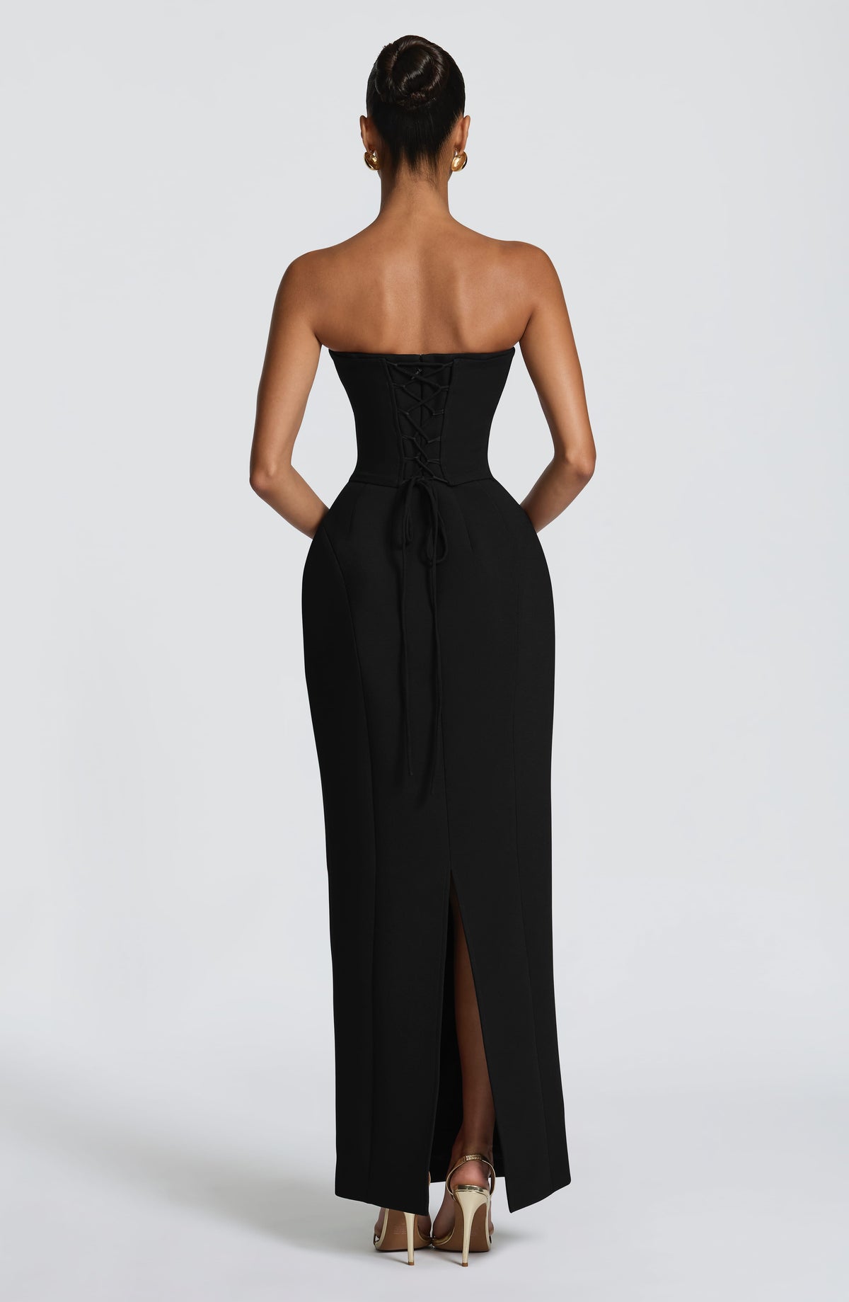 Flourenne Manora Maxi Dress in Black