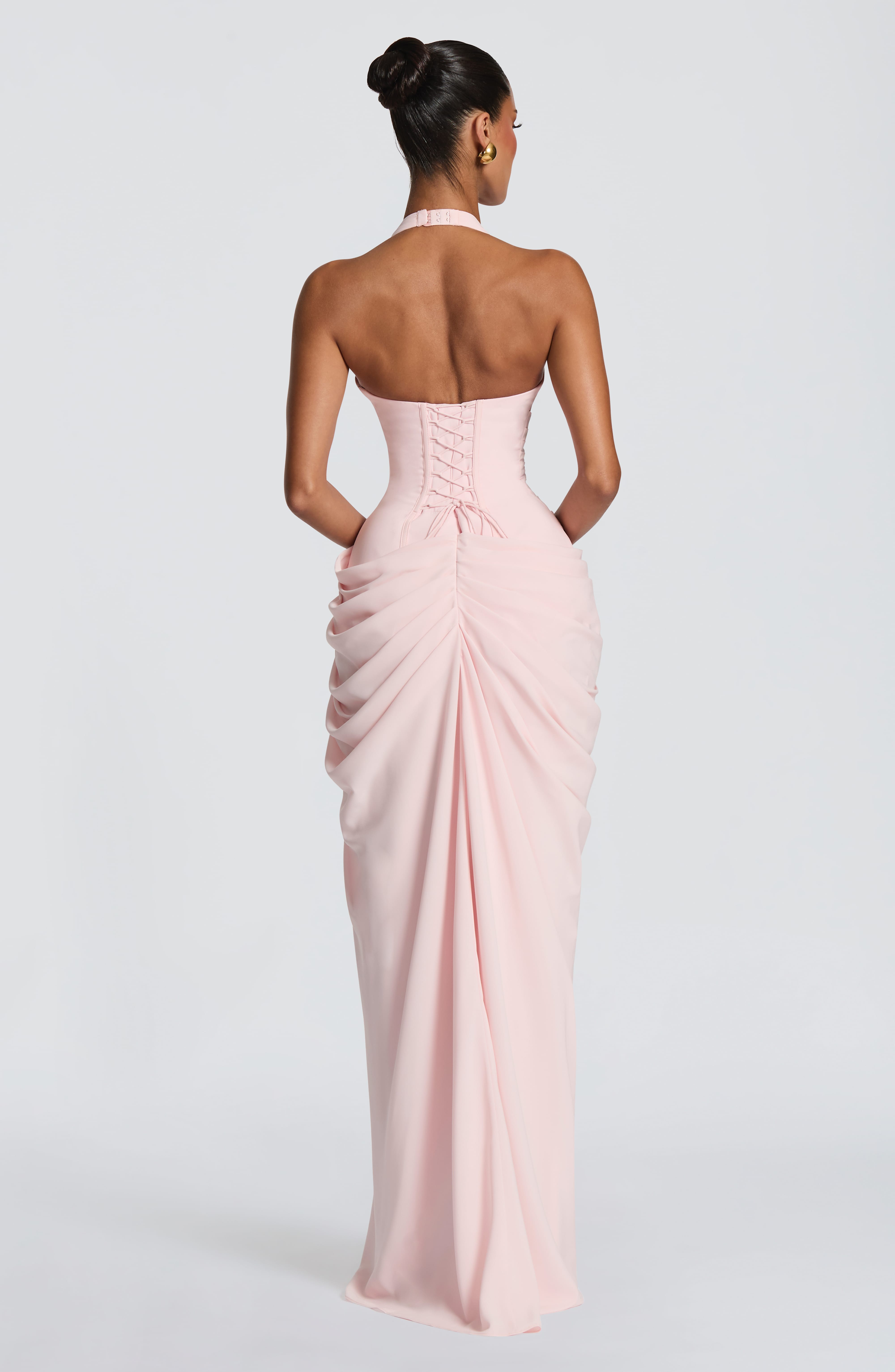 Flourenne Minetta Maxi Dress in Blush