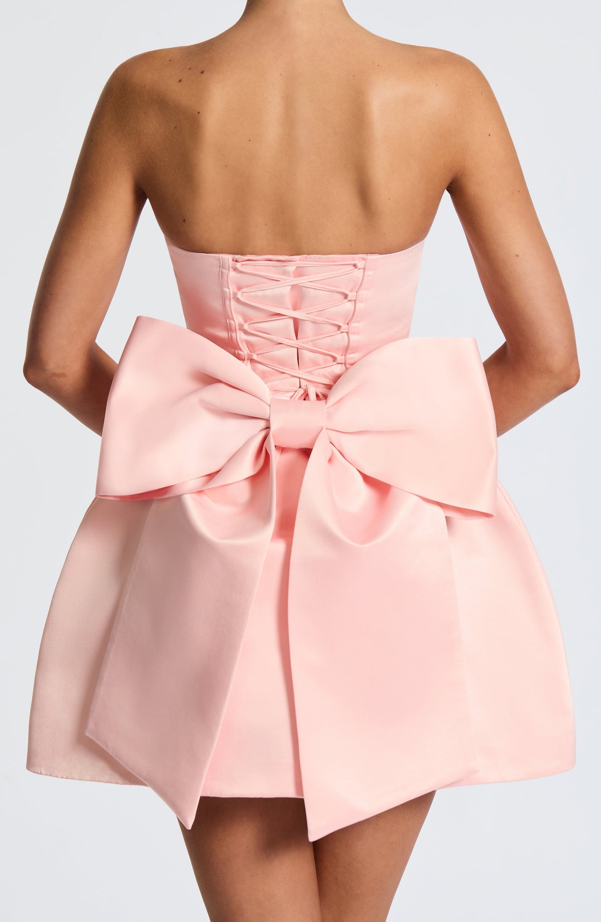 Fioreclo Abbie Mini Dress in Blush