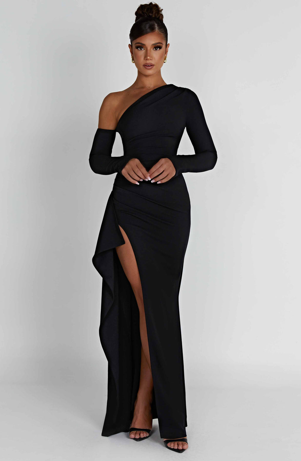 Fioreclo Abriella Maxi Dress in Black