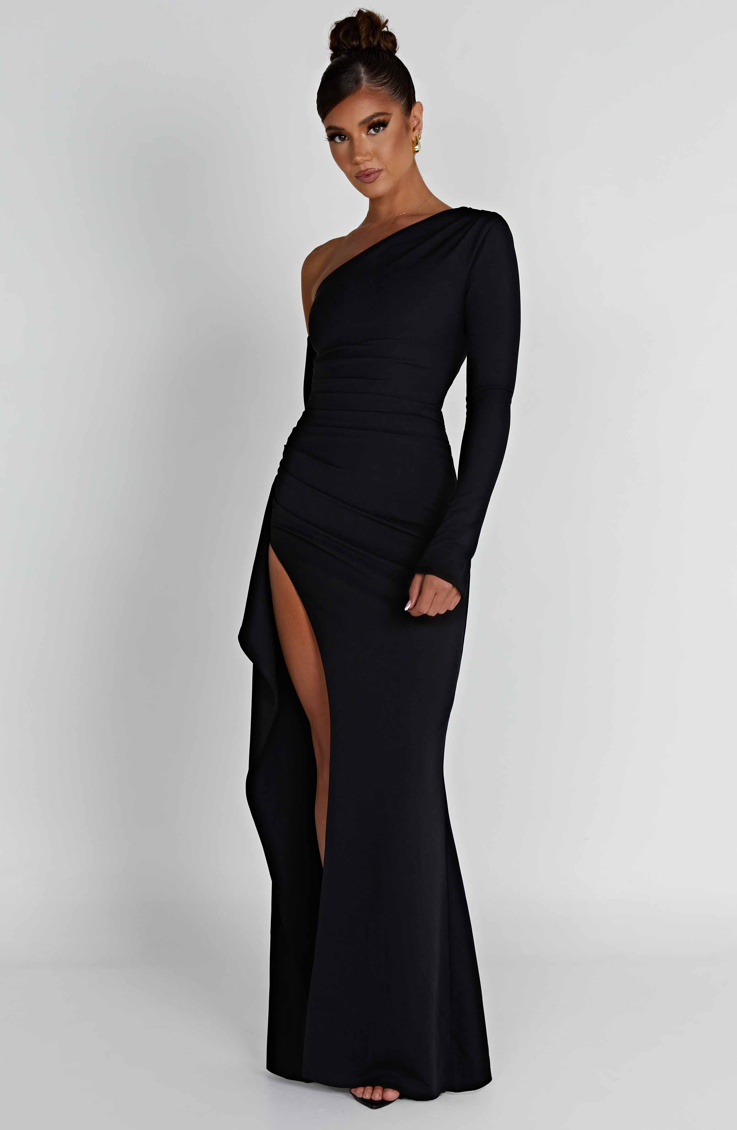 Fioreclo Abriella Maxi Dress in Black