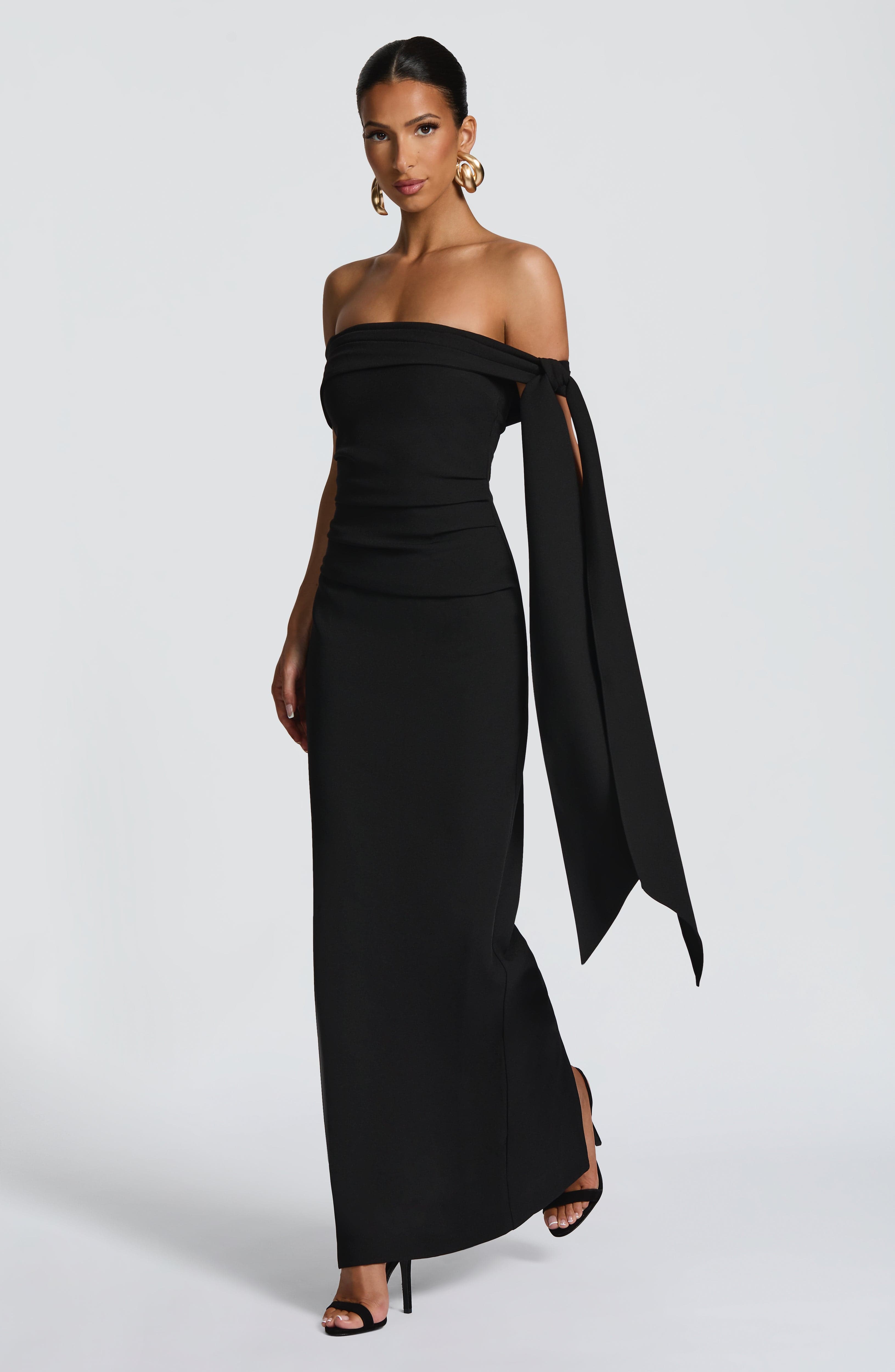 Fioreclo Addyson Maxi Dress in Black