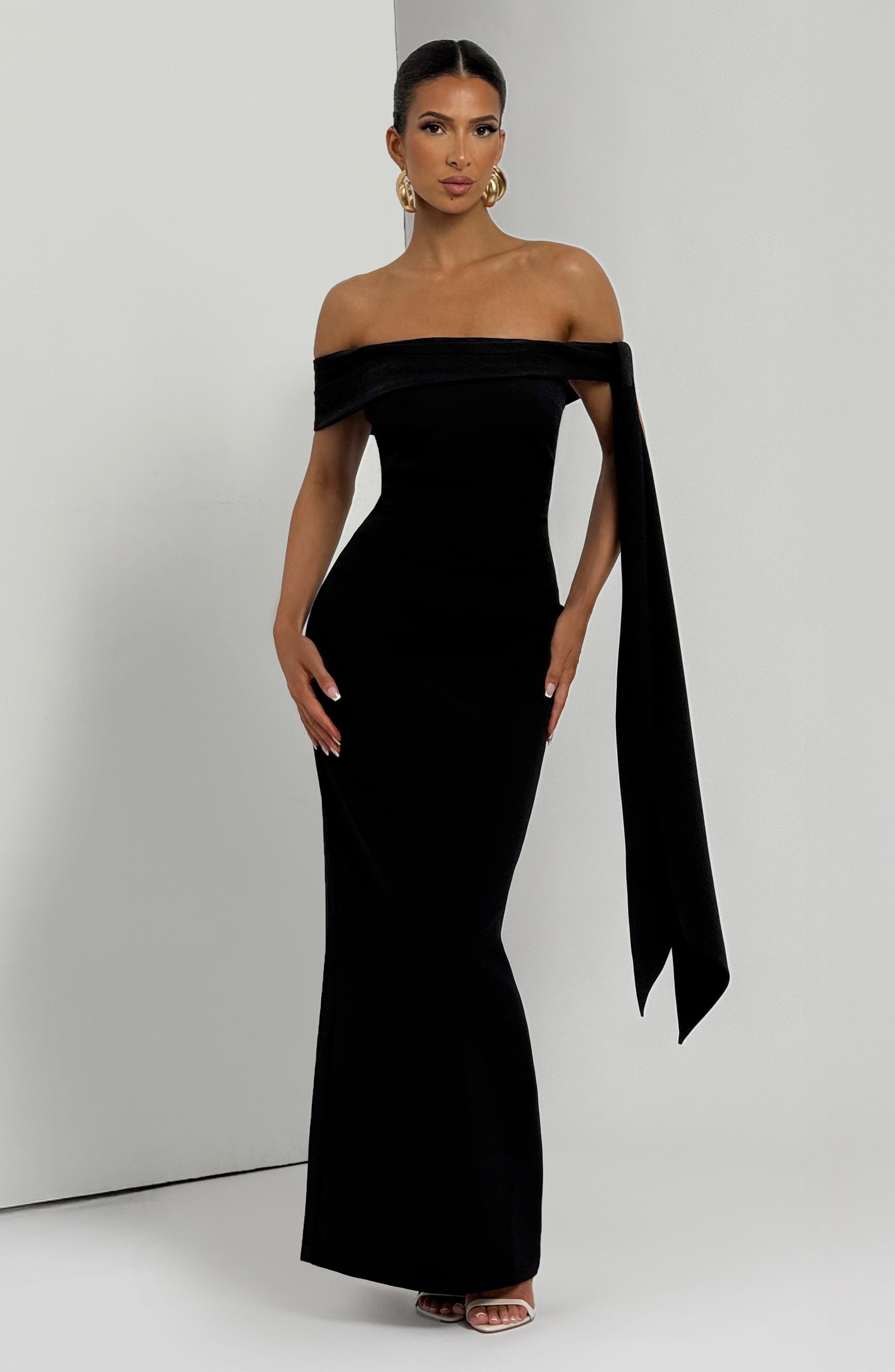 Fioreclo Addyson Maxi Dress in Black