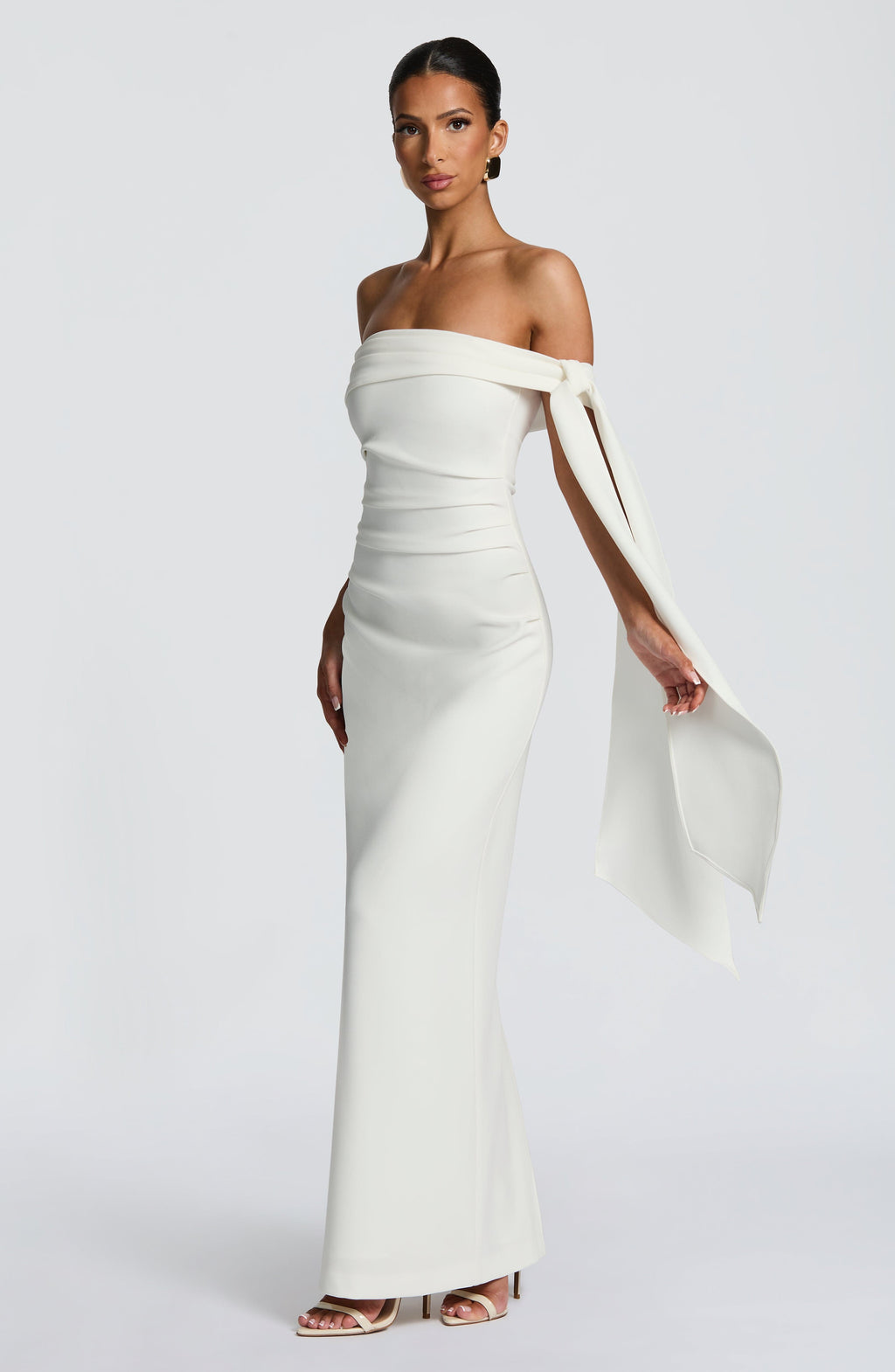 Fioreclo Addyson Maxi Dress in Ivory