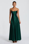 Fioreclo Adeline Maxi Dress in Emerald