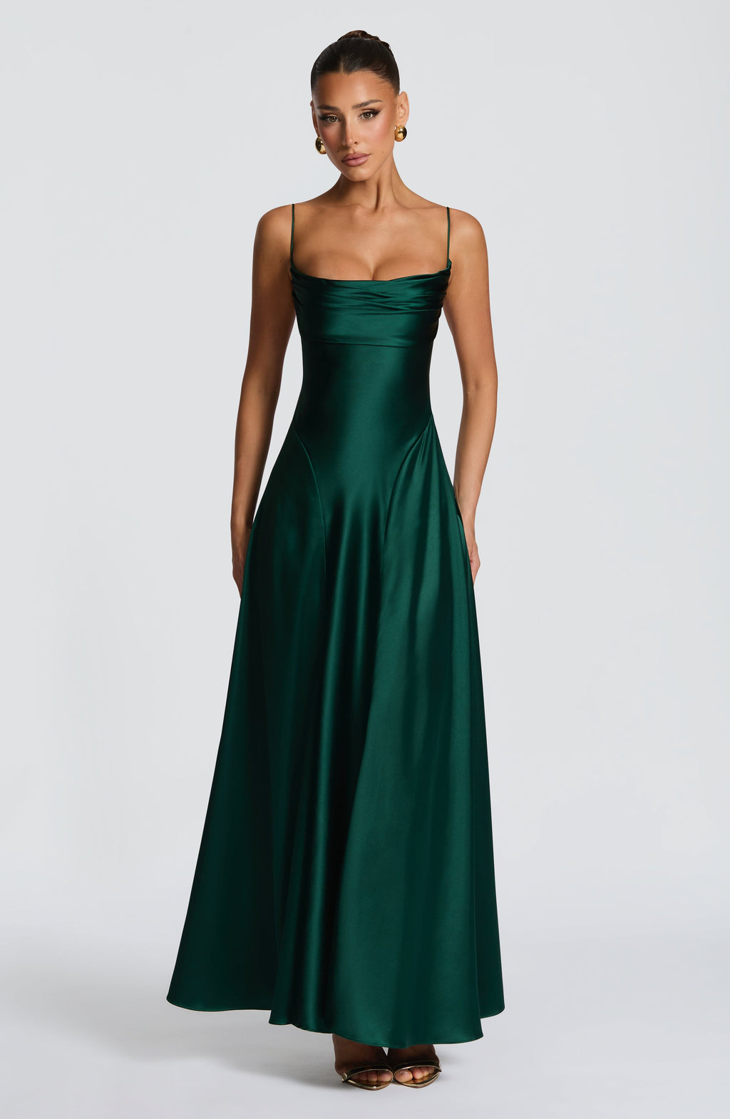 Fioreclo Adeline Maxi Dress in Emerald