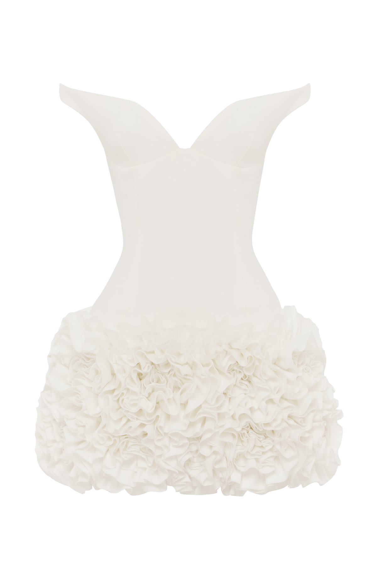 Fioreclo Adette Mini Dress in Ivory