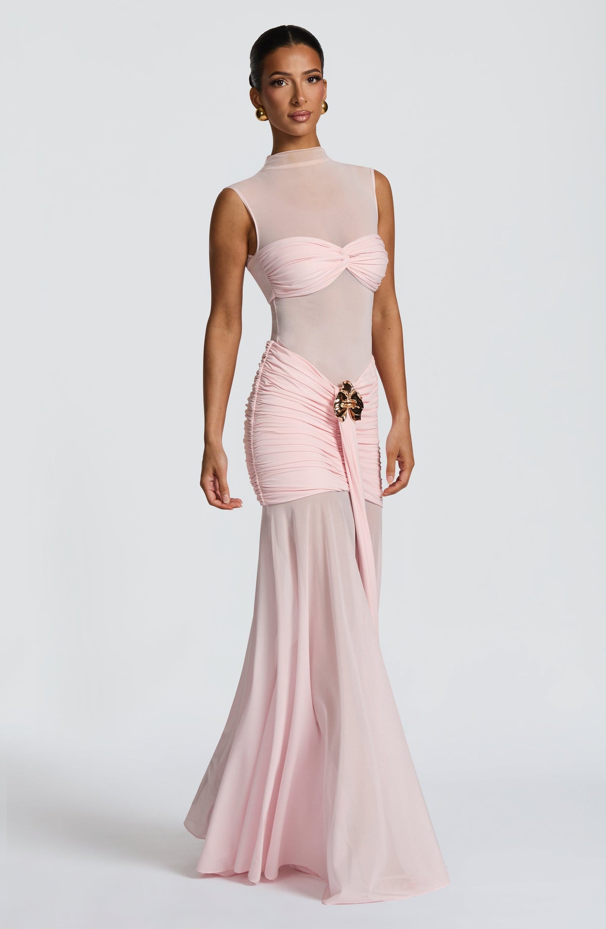 Fioreclo Adina Rose Top in Blush