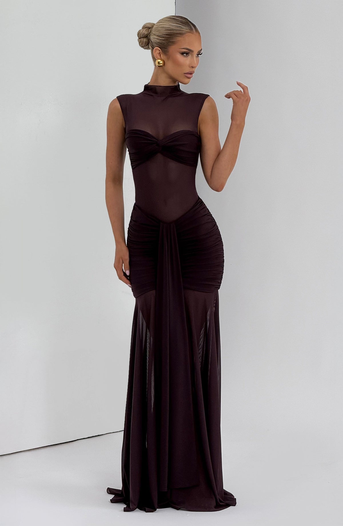 Fioreclo Adina Rose Top in Plum