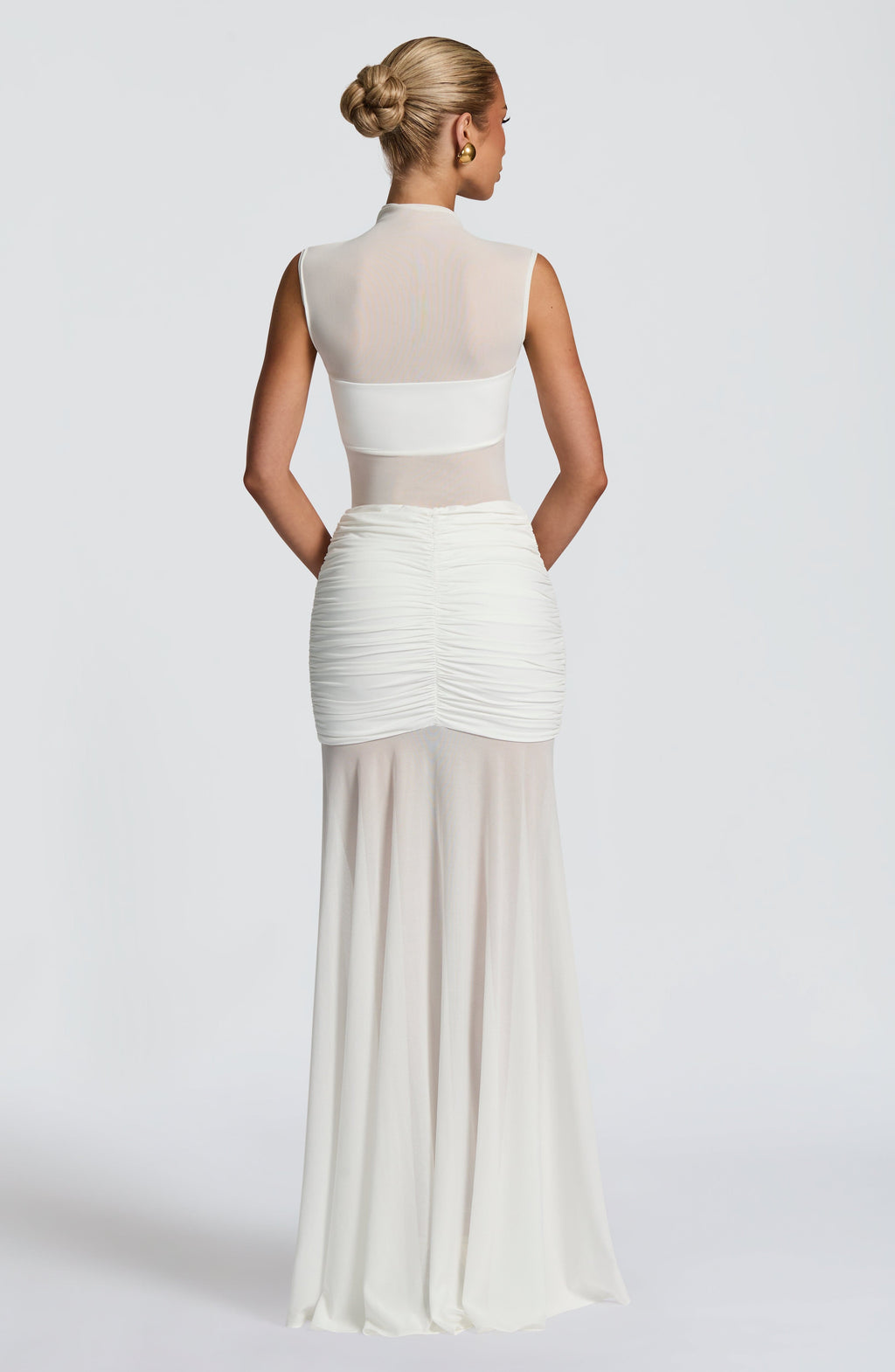 Fioreclo Adina Rose Top in White
