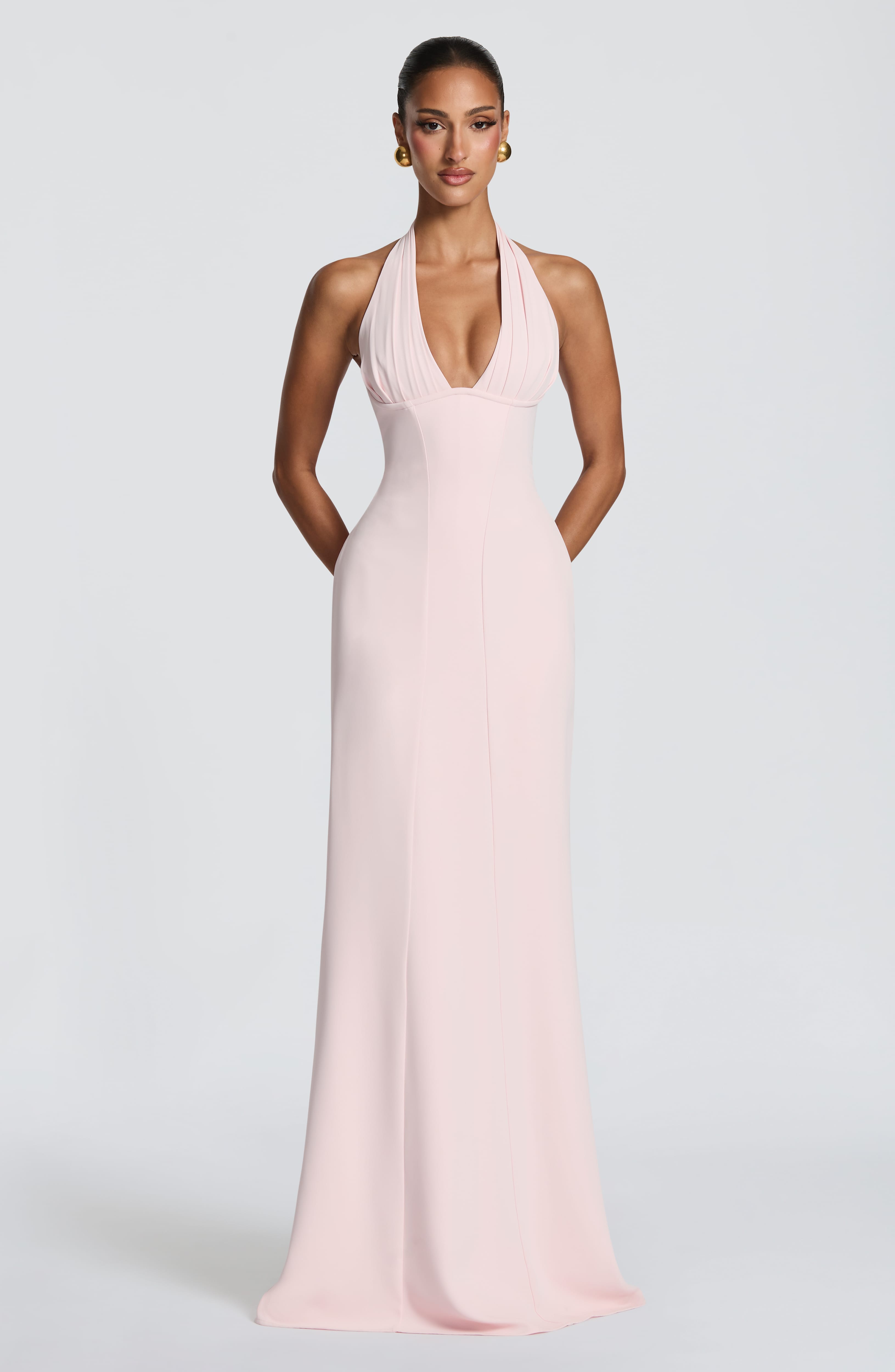 Fioreclo Adorabelle Maxi Dress in Blush