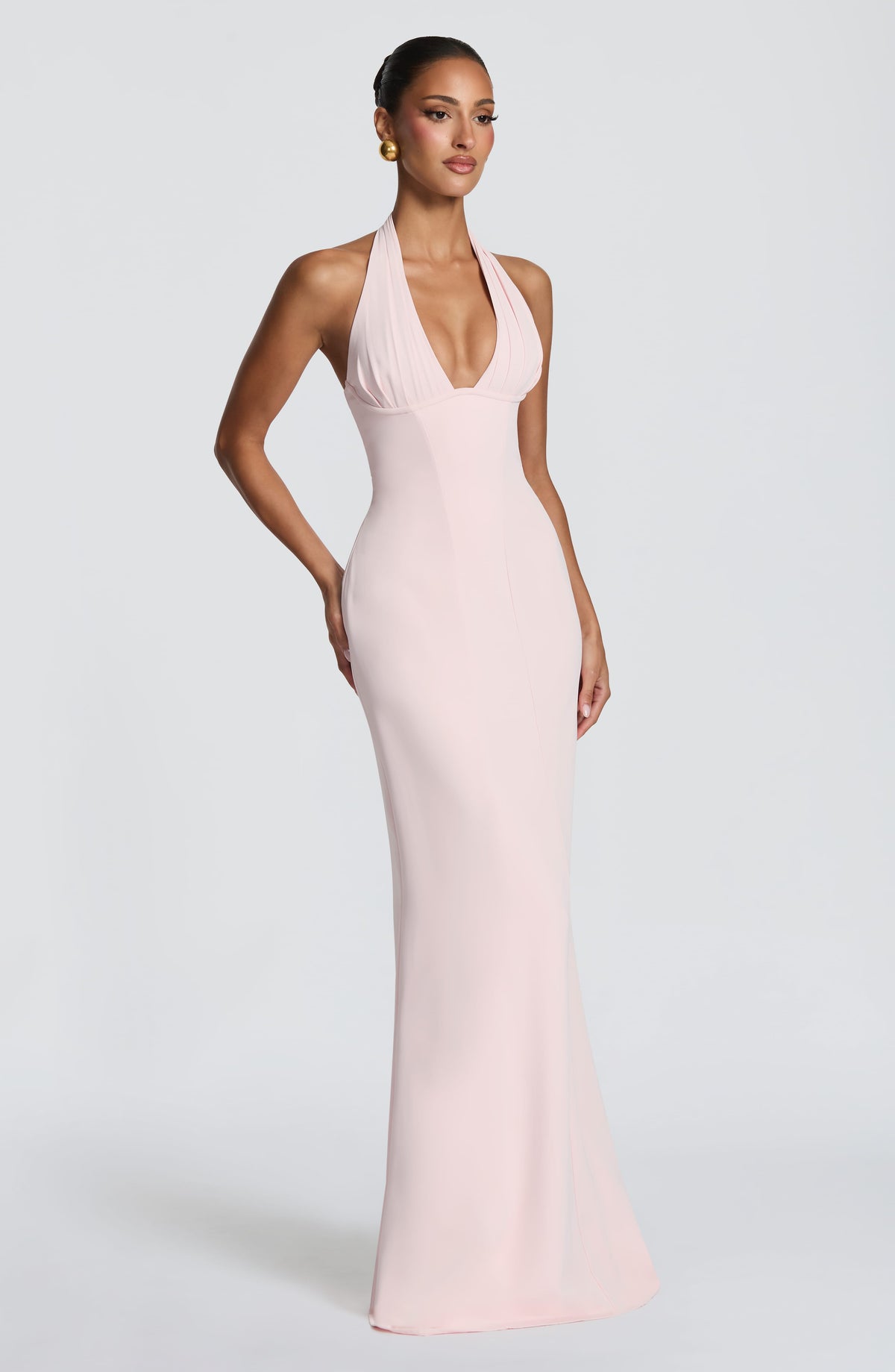 Fioreclo Adorabelle Maxi Dress in Blush