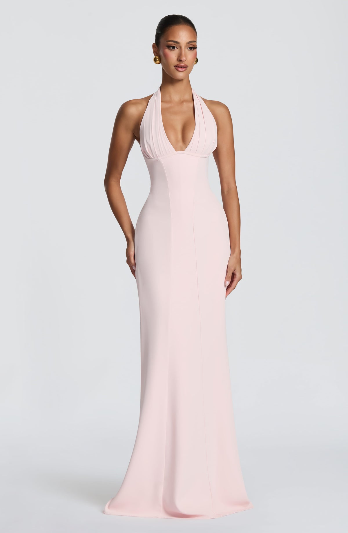 Fioreclo Adorabelle Maxi Dress in Blush