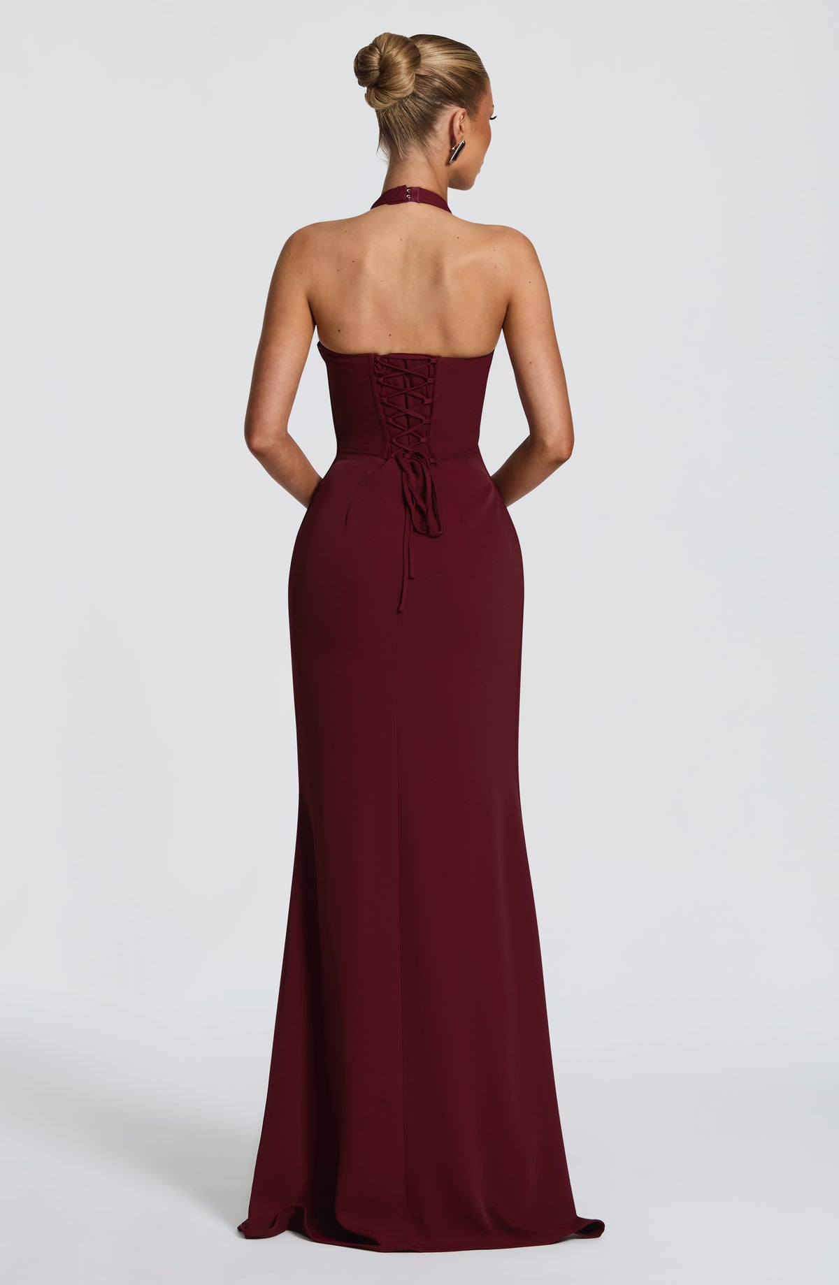 Fioreclo Adorabelle Maxi Dress in Cherry Lacquer