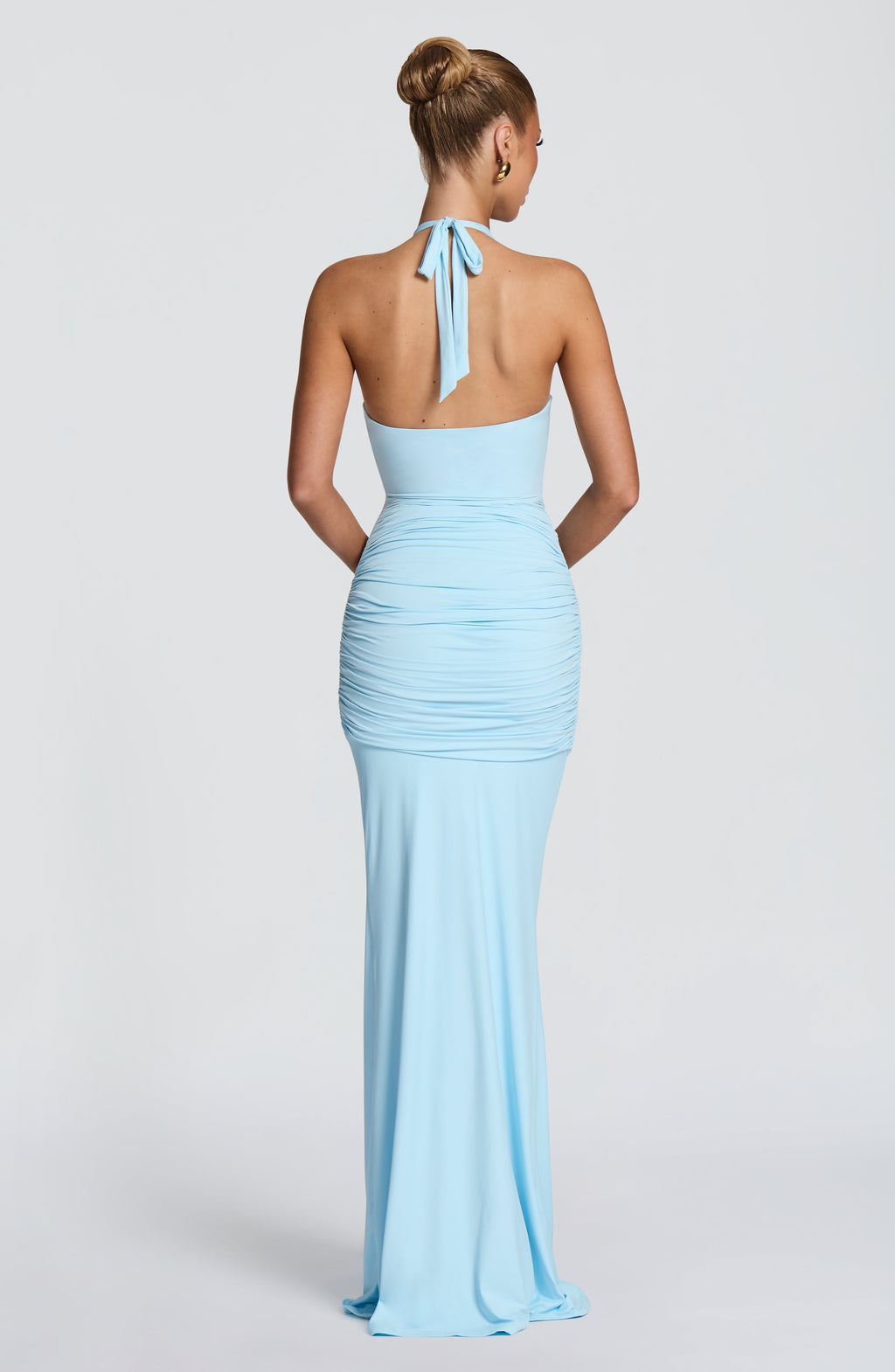 Fioreclo Aeshana Maxi Dress in Sky Blue