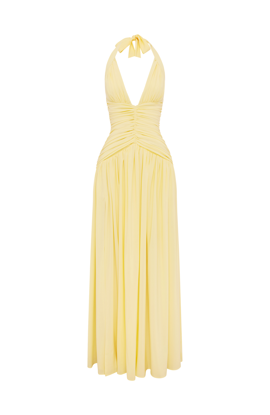 Fioreclo Amara Maxi Dress in Lemon