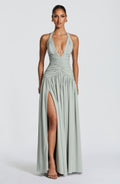 Fioreclo Amara Maxi Dress in Sage
