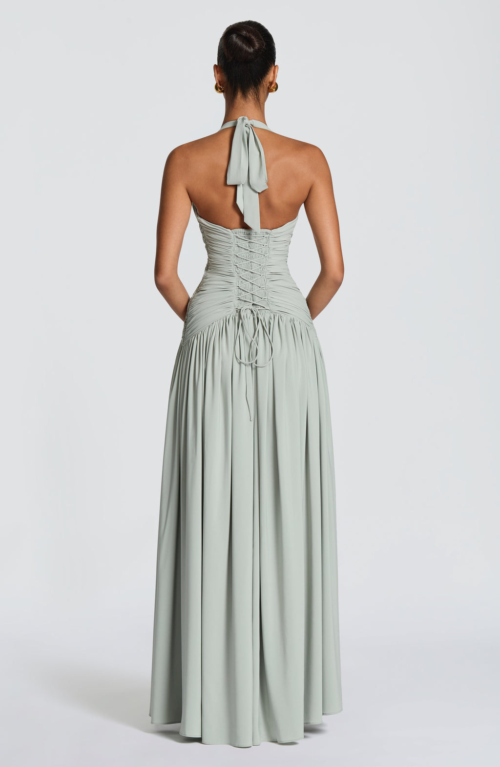 Fioreclo Amara Maxi Dress in Sage