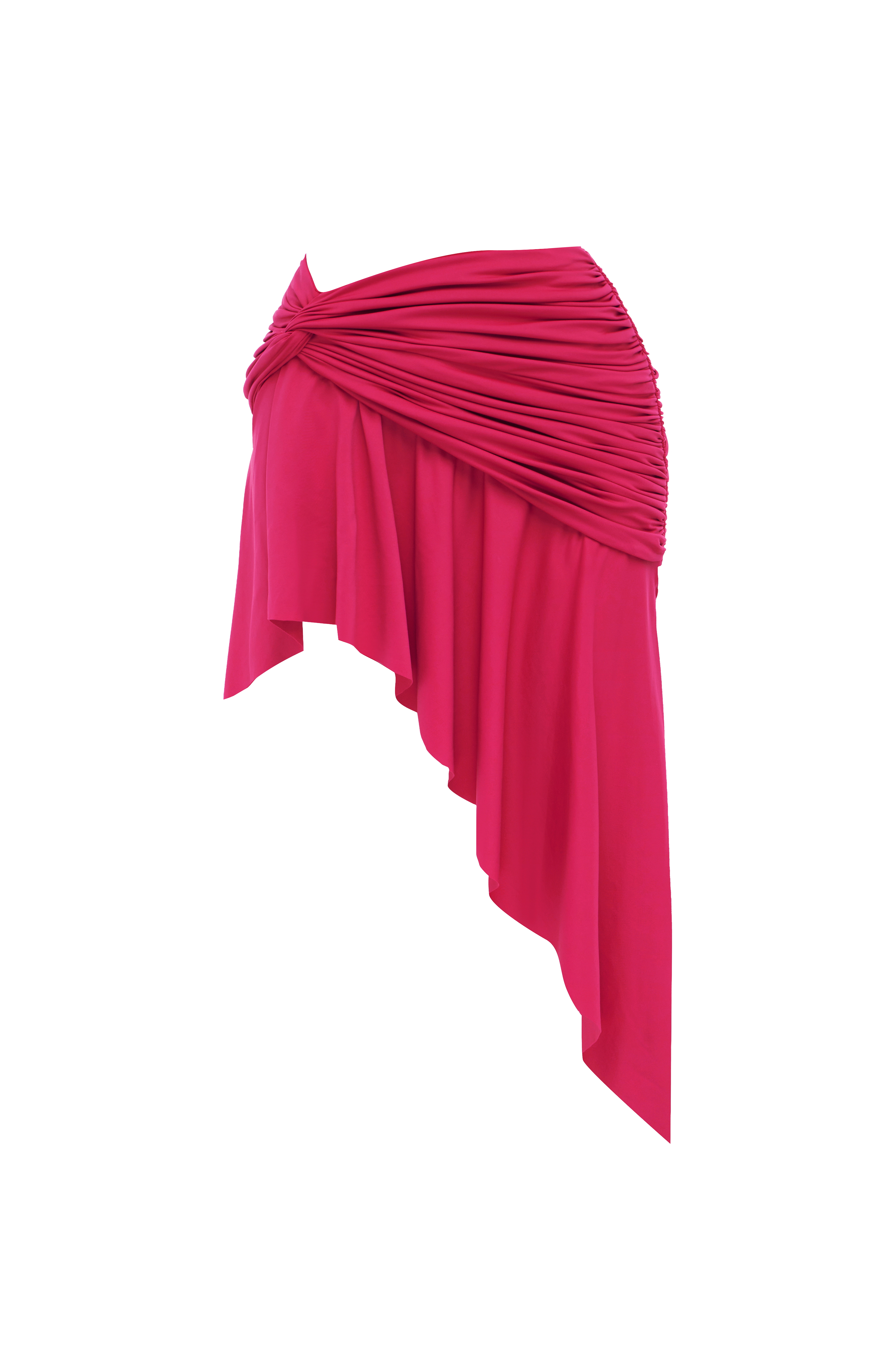 Fioreclo Amaro Mini Skirt in Raspberry