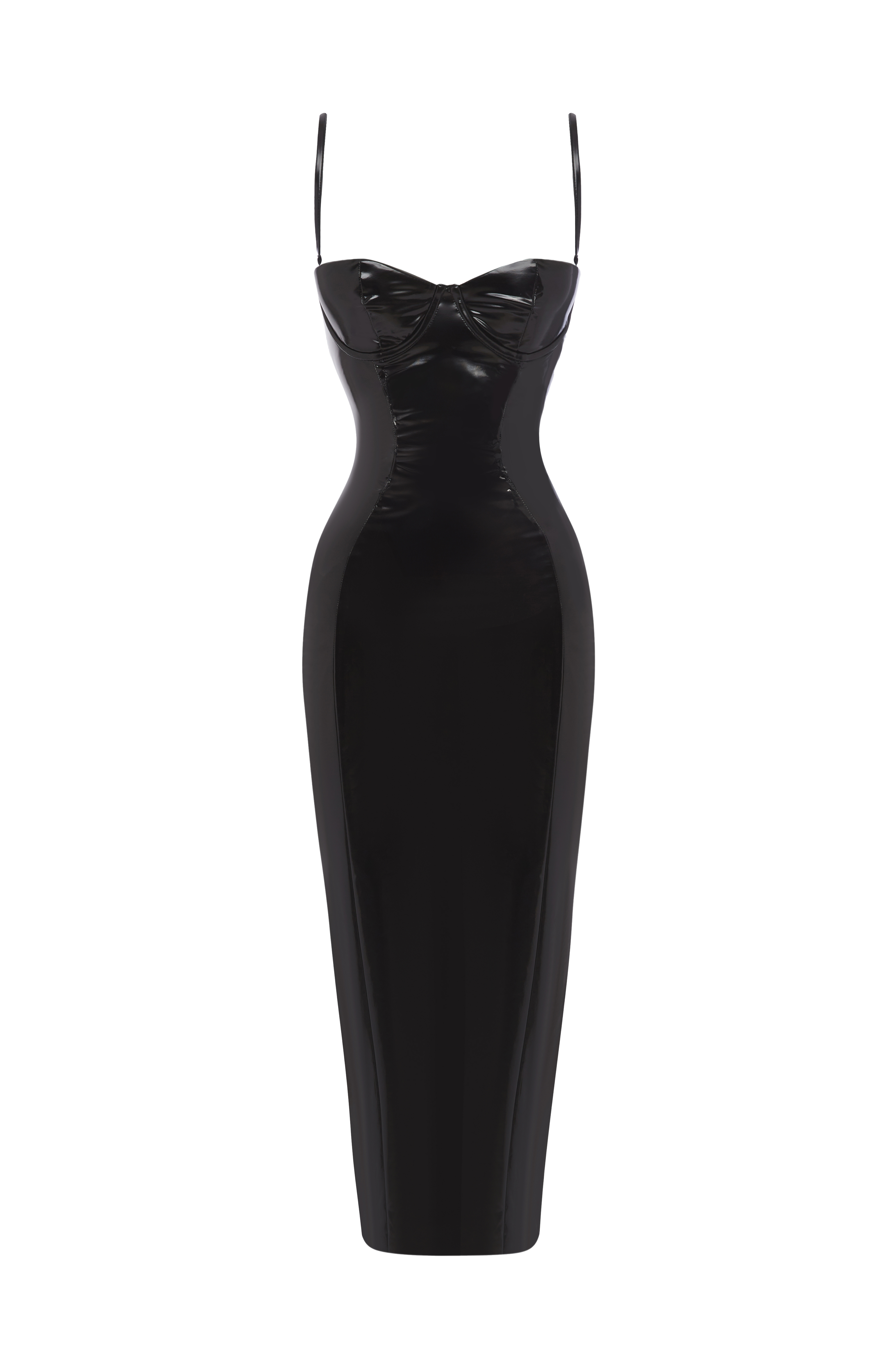 Fioreclo Amelie Midi Dress in Black