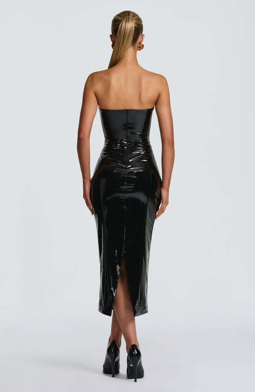 Fioreclo Amelie Midi Dress in Black