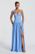 Fioreclo Amira Maxi Dress in Powder Blue
