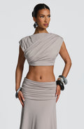 Fioreclo Amora Top in Light Grey