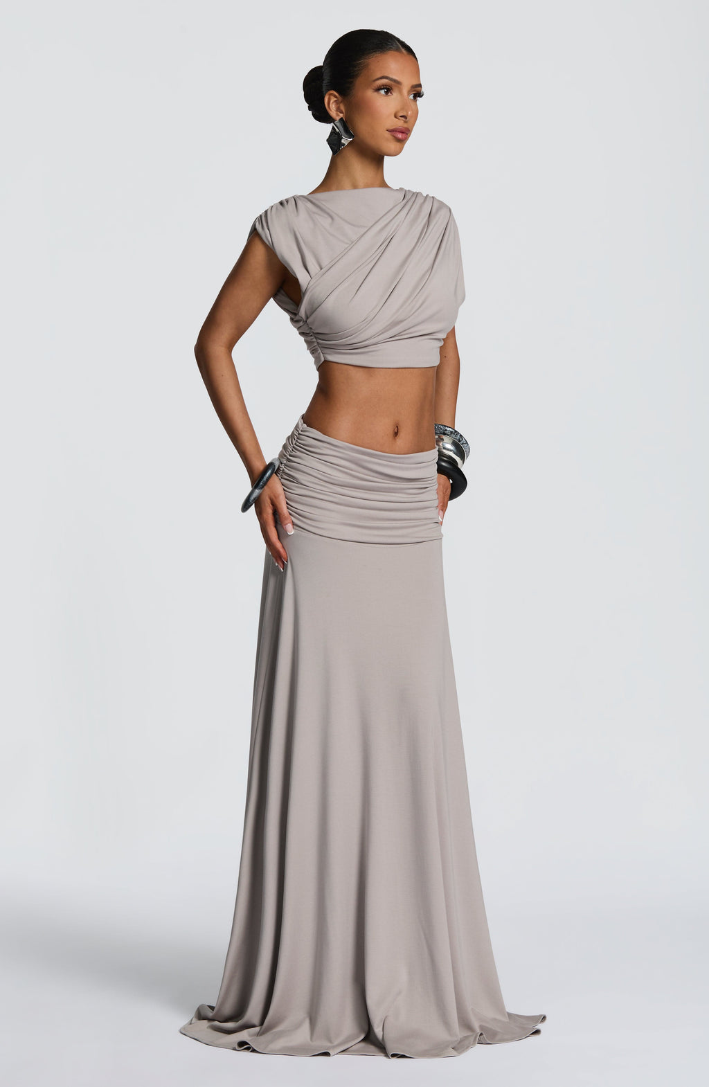 Fioreclo Amora Top in Light Grey