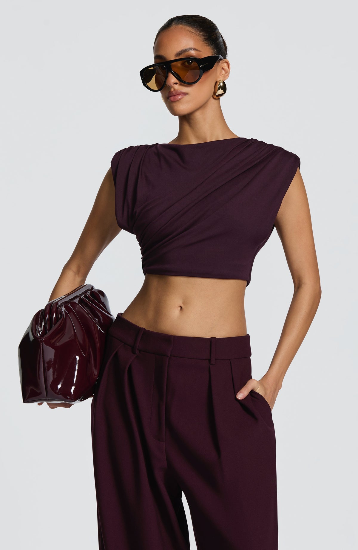 Fioreclo Amora Top in Plum