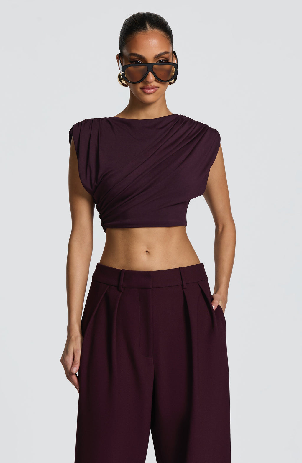 Fioreclo Amora Top in Plum