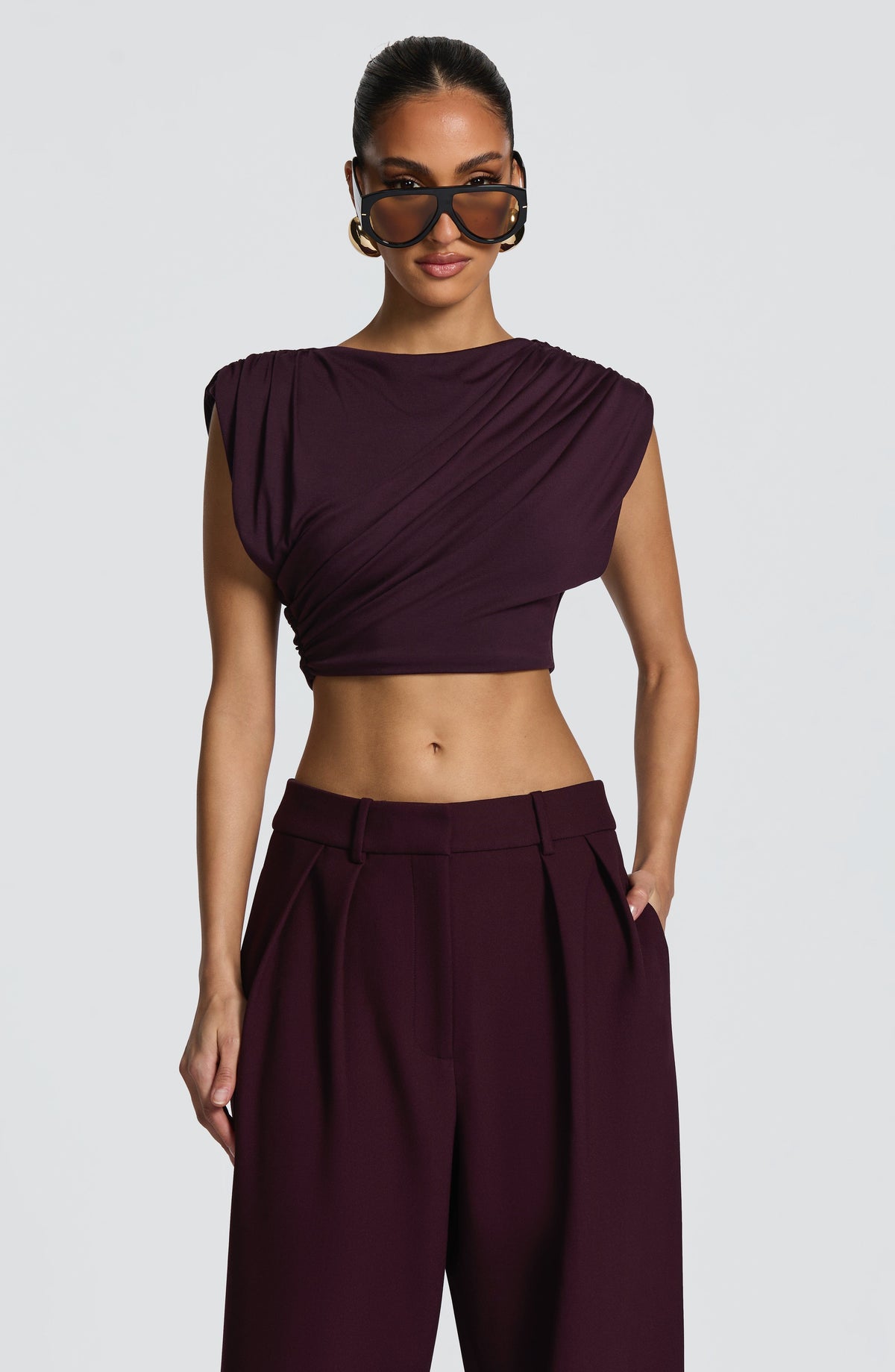 Fioreclo Amora Top in Plum