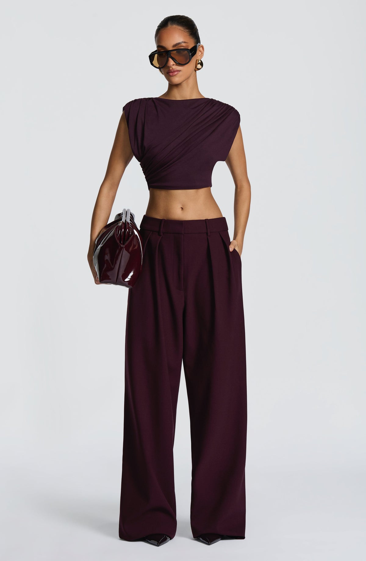 Fioreclo Amora Top in Plum