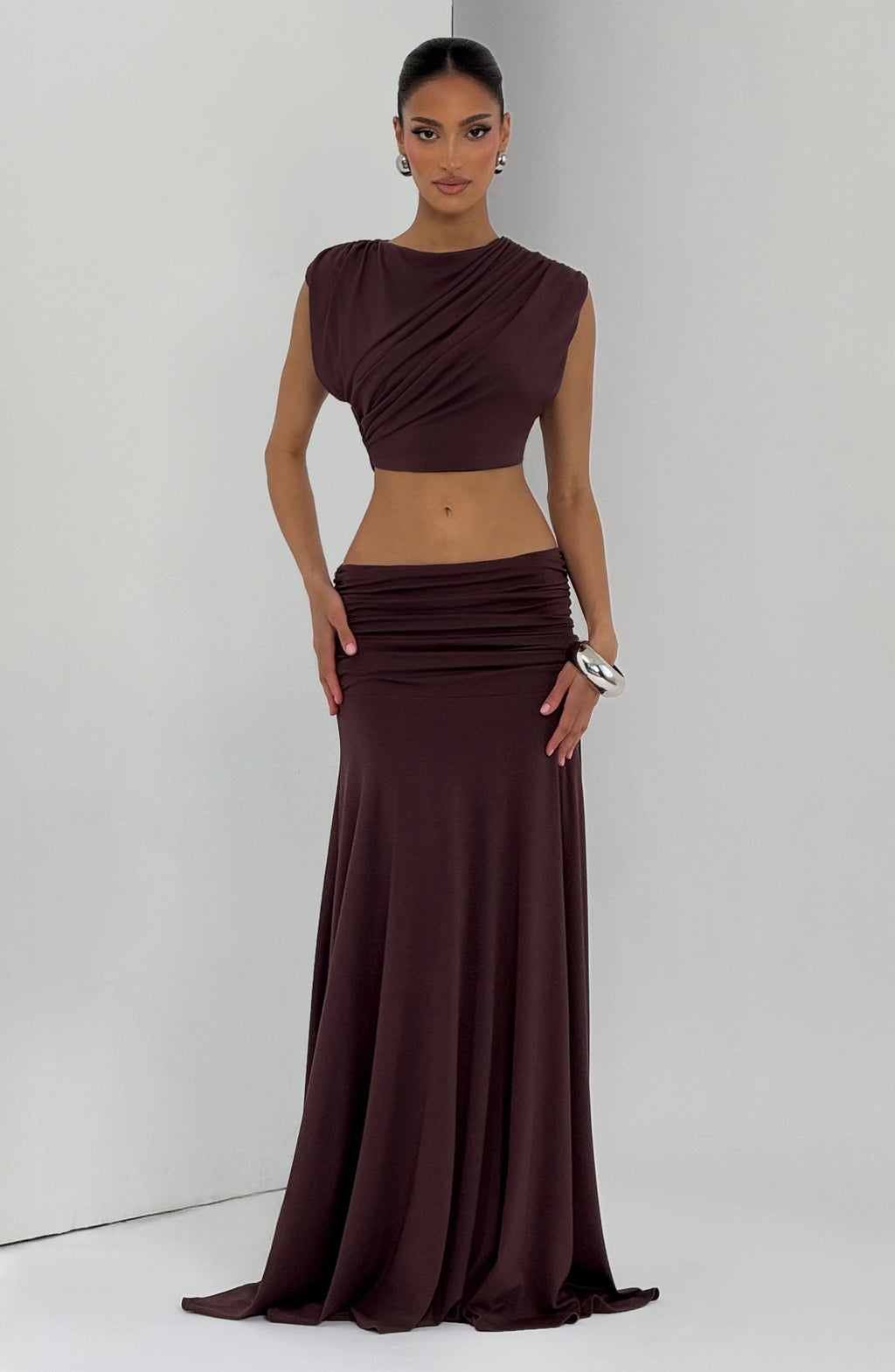 Fioreclo Amora Top in Plum Brown