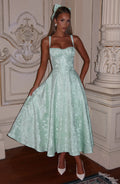Fioreclo Amorae Midi Dress in Mint