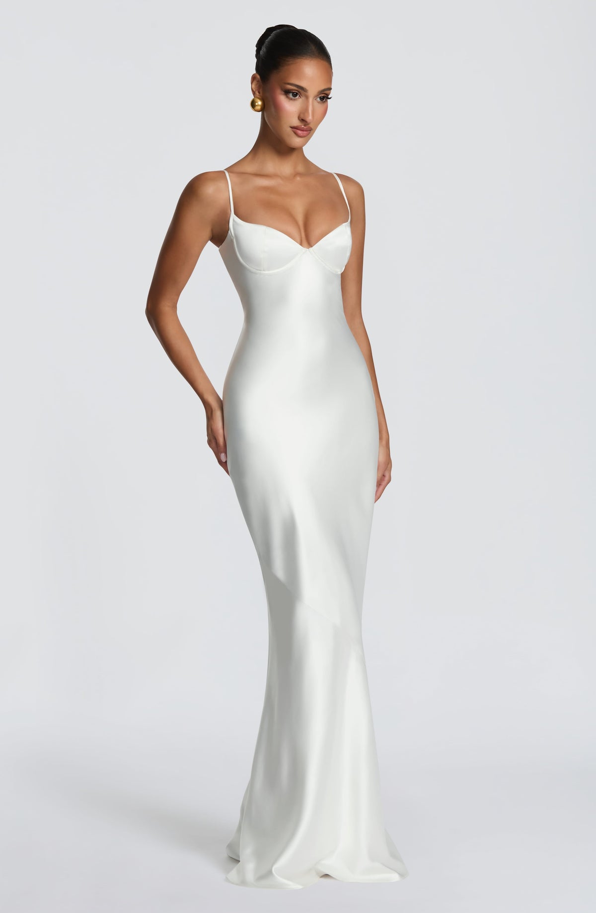 Fioreclo Amorella Maxi Dress in Ivory