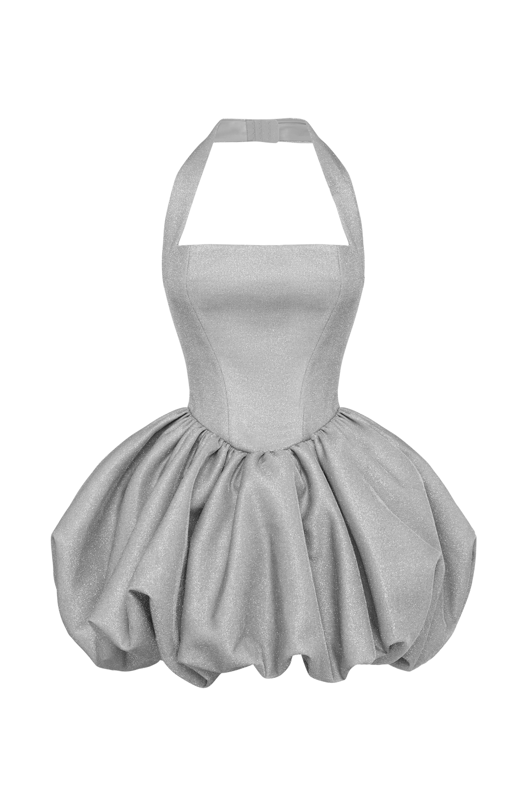 Fioreclo Araminta Mini Dress in Silver