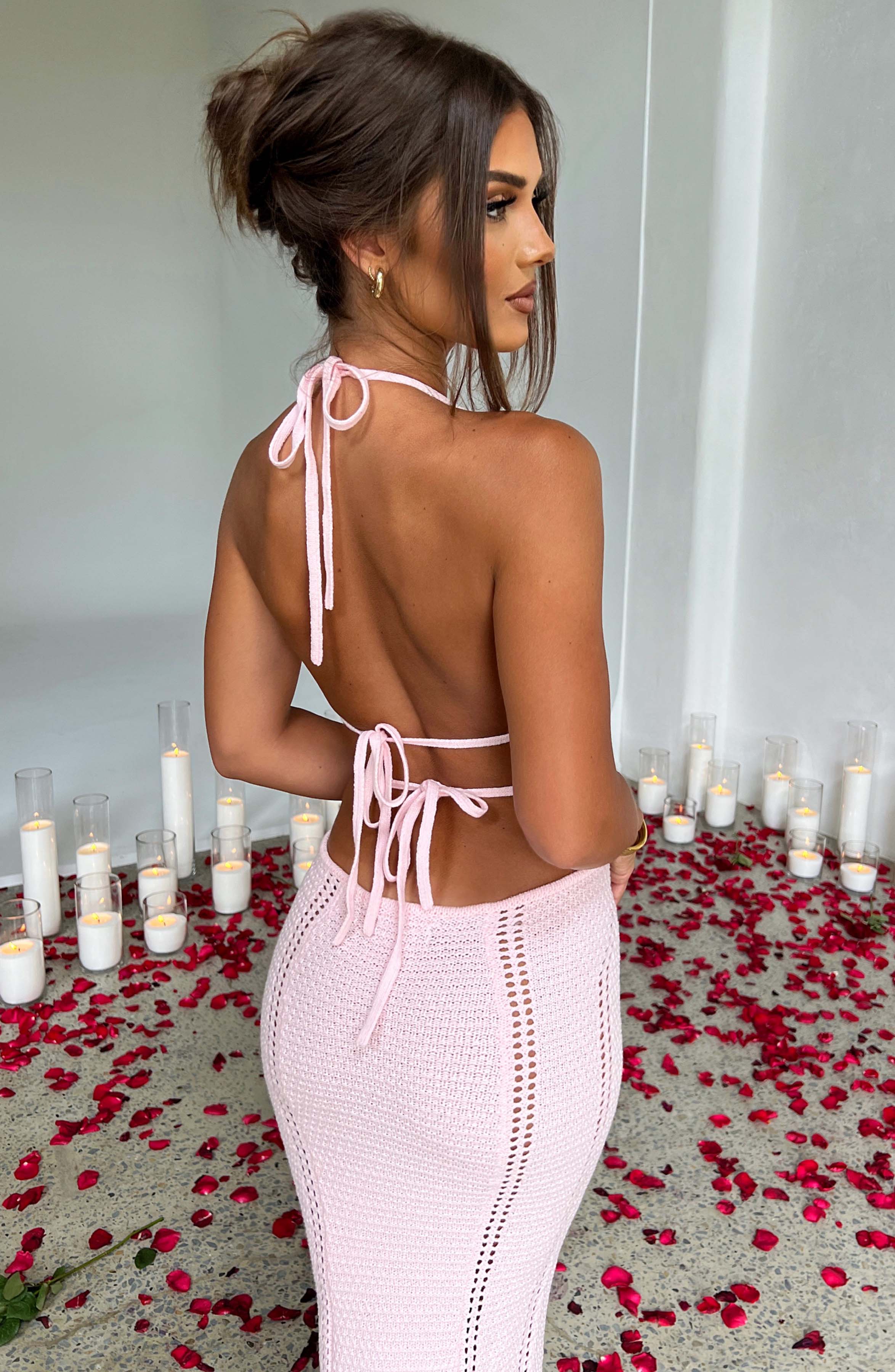 Fioreclo Arden Maxi Dress in Blush