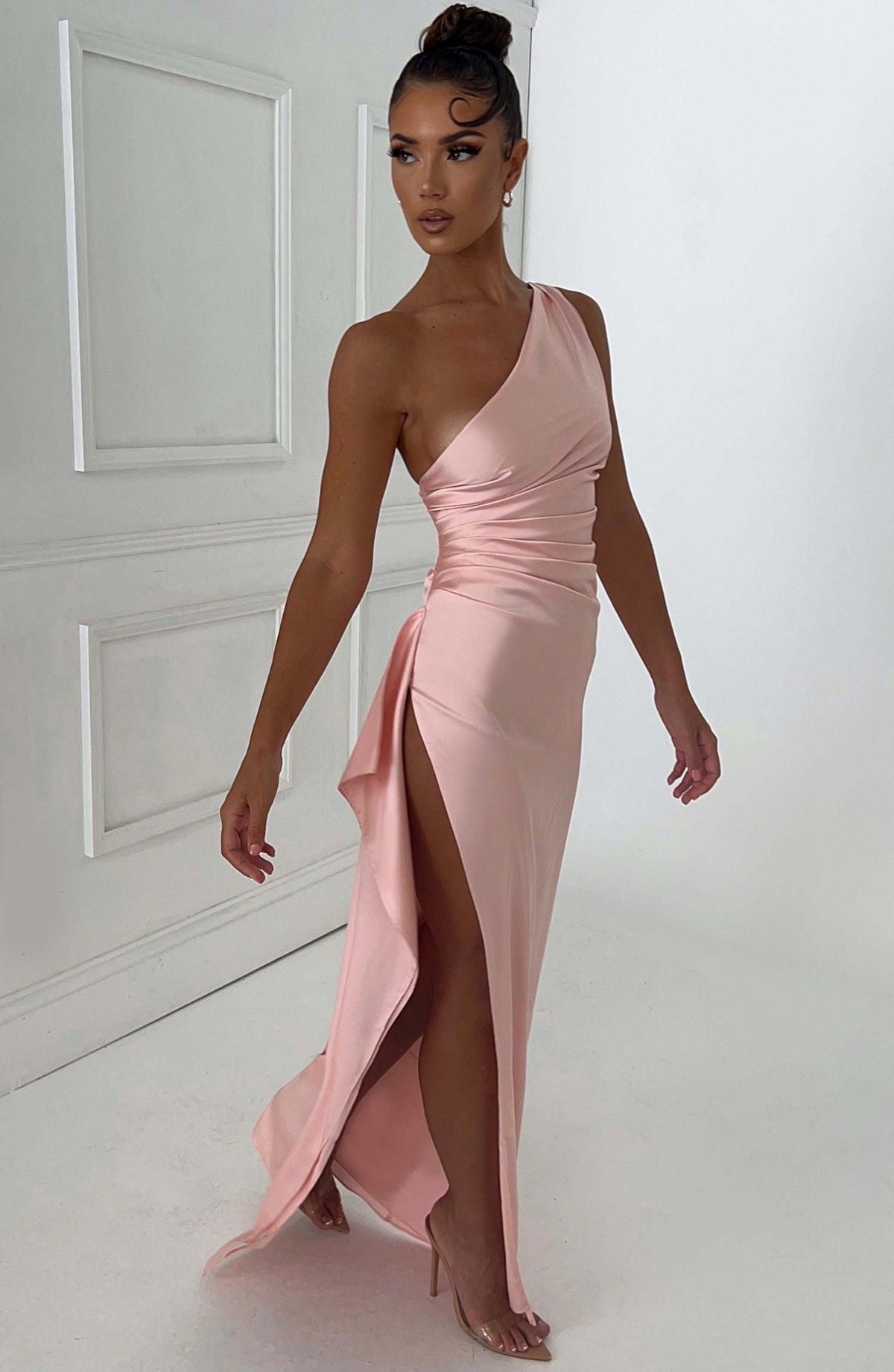 Fioreclo Ariel Maxi Dress in Blush