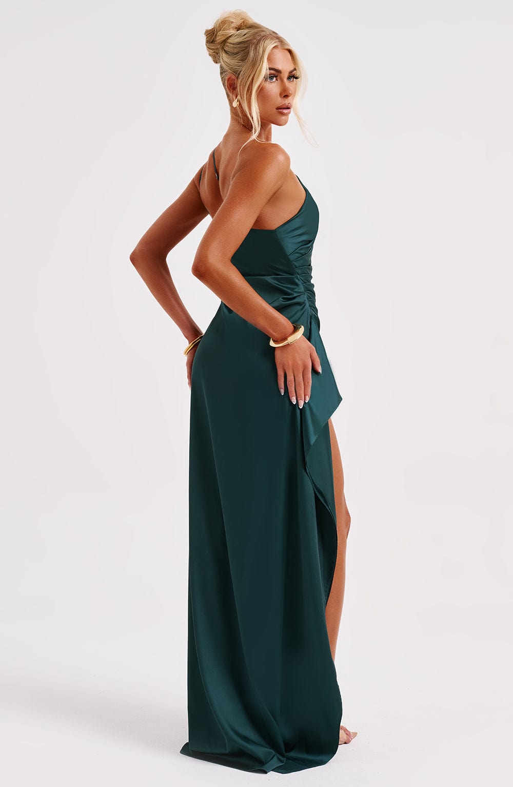 Fioreclo Ariel Maxi Dress in Emerald
