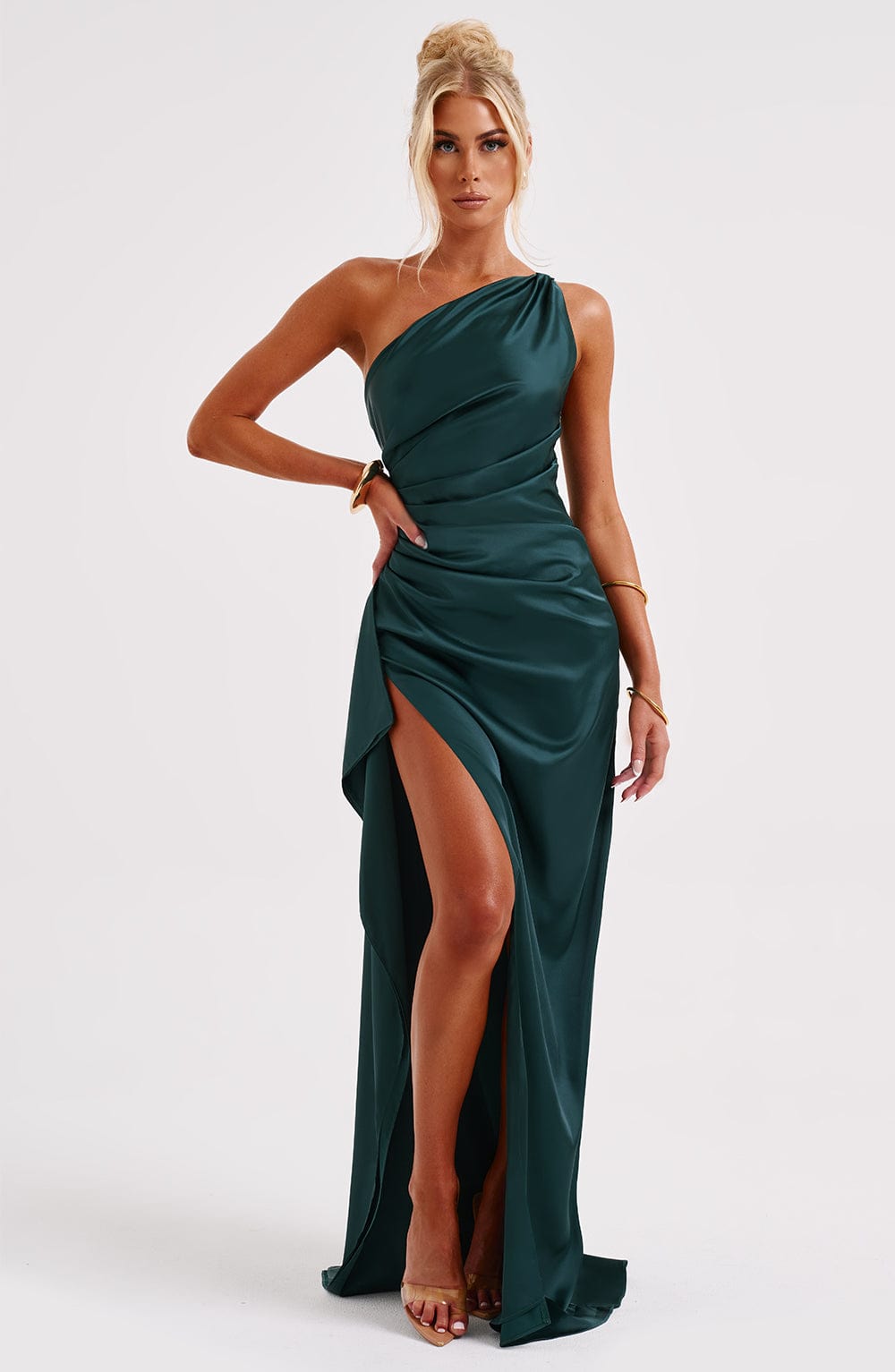 Fioreclo Ariel Maxi Dress in Emerald