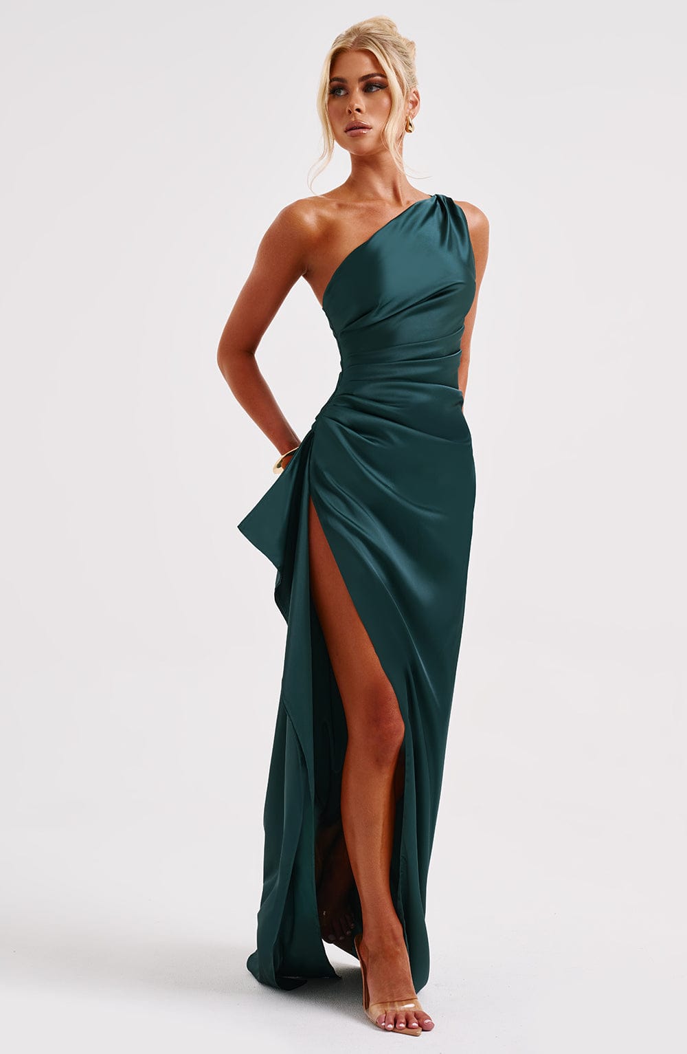 Fioreclo Ariel Maxi Dress in Emerald